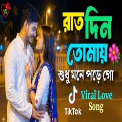 Raat Din Tomay Sudhu Mone Pore Go - Tiktok Viral Love Mp3 Song